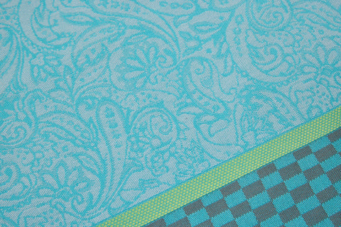 MARSEILLE - PLACEMATE 1/4 JACQUARD TONO AZZURRO 33X45
