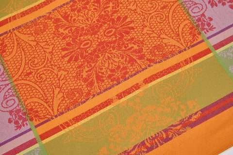 MARSEILLE - PLACEMATE 1/4 JACQUARD  TONO ARANCIO 33X45