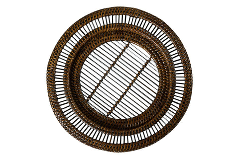 MYANMAR - SOTTOPIATTO IN BAMBU E RATTAN SET 1/6