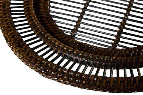 MYANMAR - SOTTOPIATTO IN BAMBU E RATTAN SET 1/6