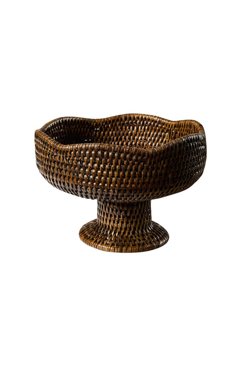 MYANMAR - ALZATA PORTA FRUTTA RATTAN