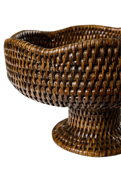 MYANMAR - ALZATA PORTA FRUTTA RATTAN