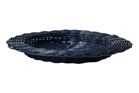 MYANMAR - SOTTOPIATTO RATTAN FINITURA BLUE