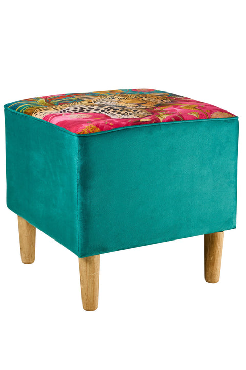 MALINDI – POUF QUADRATO TIGRE