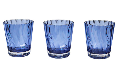 FORMENTERA - BICCHIERI SET 1/6 BLU IN METACRILATO