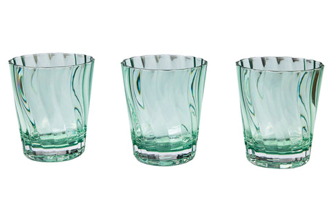 FORMENTERA - BICCHIERI SET 1/6 VERDI IN METACRILATO