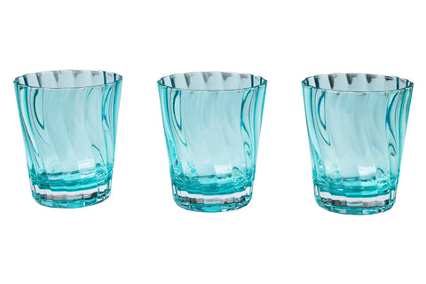 FORMENTERA - BICCHIERI SET 1/6 AZZURRI IN METACRILATO