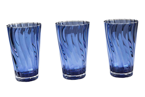 FORMENTERA - BICCHIERI BIBITA SET 1/6 BLUE IN METACRILATO