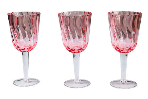 FORMENTERA - CALICI SET 1/6 ROSA IN METACRILATO