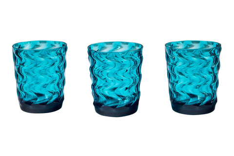IBIZA - BICCHIERI SET 1/6 BLUE IN METACRILATO