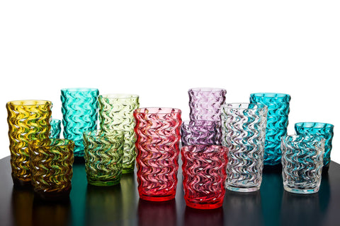 IBIZA - BICCHIERE BIBITA SET 1/6 COLOR AMBRA IN METACRILATO