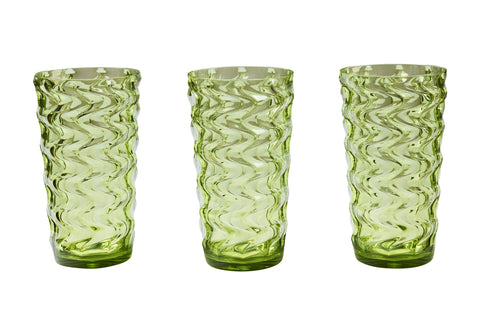 IBIZA - BICCHIERI BIBITA SET 1/6 VERDE CHIARO IN METACRILATO