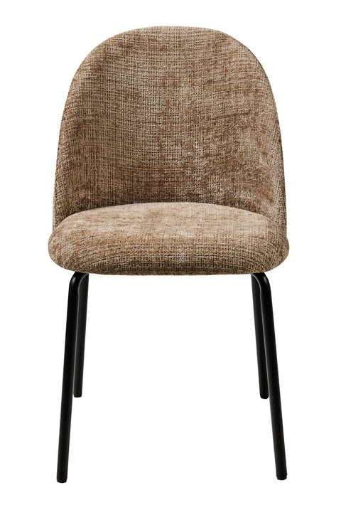 VITTORIA - SEDIA COLOR BEIGE IN TESSUTO POLI CINIGLIA