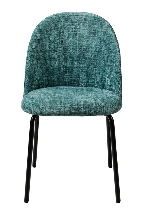 VITTORIA - SEDIA COLOR ACQUAMARINA TESSUTO POLI CINIGLIA