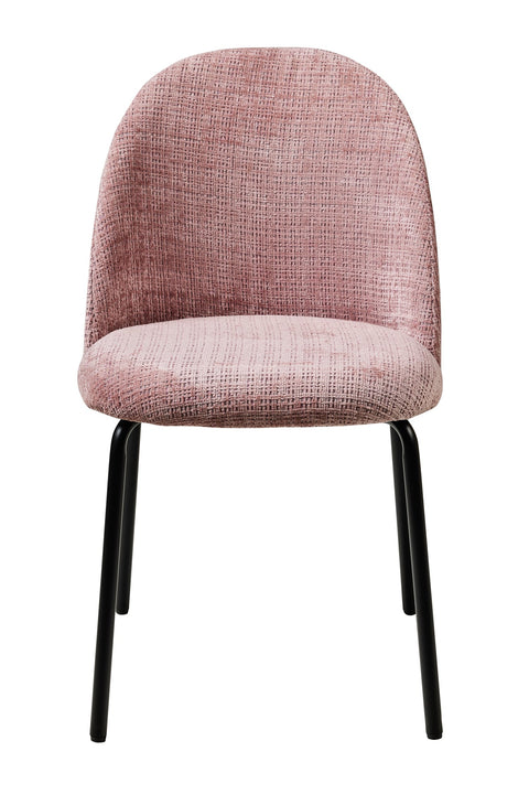 VITTORIA - SEDIA COLOR ROSA IN POLI CINIGLIA