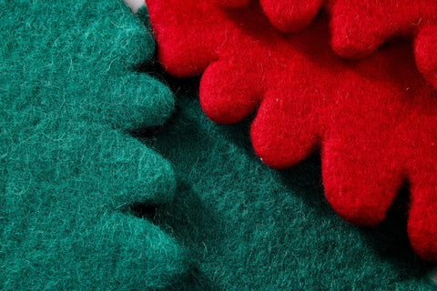 MOMO - SOTTOPENTOLA ALBERO NATALE FELTRO SET 1/12 CON DISPLAY