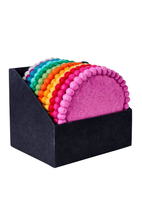 MOMO - SOTTOPENTOLA ROTONDI CON BALLS FELTRO 1/12 CON DISPLAY