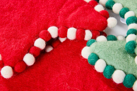 MOMO - SOTTOPENTOLA STELLE CON BUBBLE IN FELTRO SET 1/12