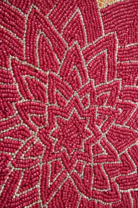 BELUGA - SOTTOPIATTO STELLA ROSSA BASE ORO SET 1/4