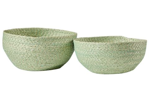 BAGUETTE - CESTINE SET 1/2 VERDE CHIARO