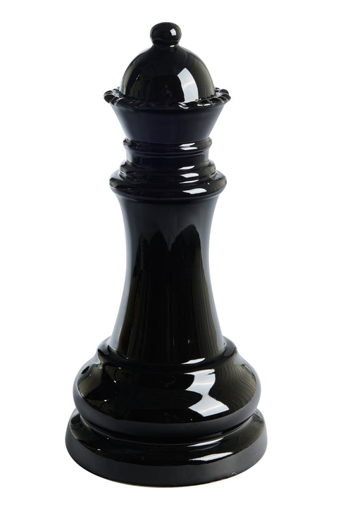 CHECKMATE - ALFIERE DECORATIVO NERO CERAMICA