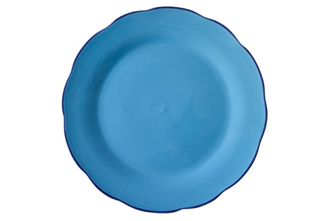 FUORI MENU - PIATTO PIANO AZZURRO SMERLO BLUE
