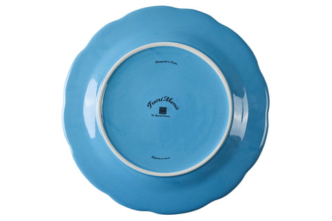 FUORI MENU - PIATTO PIANO AZZURRO SMERLO BLUE