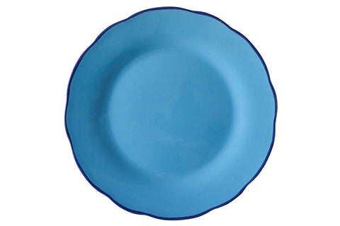 FUORI MENU - PIATTO DESSERT AZZURRO SMERLO BLUE