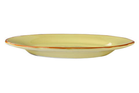 FUORI MENU - PIATTO DESSERT GIALLO SMERLO ARANCIO