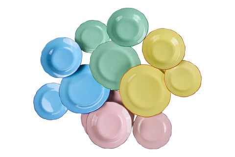 FUORI MENU - PIATTO DESSERT VERDE SMERLO VERDE