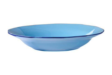 FUORI MENU - PIATTO FONDO AZZURRO SMERLO BLUE