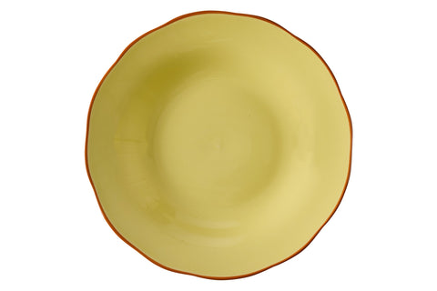 FUORI MENU - PIATTO FONDO GIALLO SMERLO ARANCIO