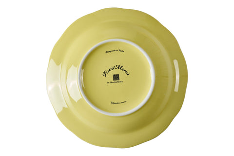 FUORI MENU - PIATTO FONDO GIALLO SMERLO ARANCIO