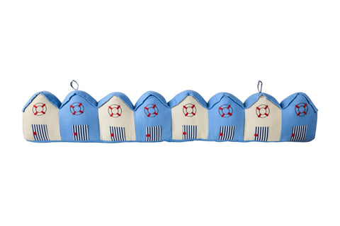 Paraspifferi Cabine Azzurro - Cotone e Sabbia 87x8x15 cm