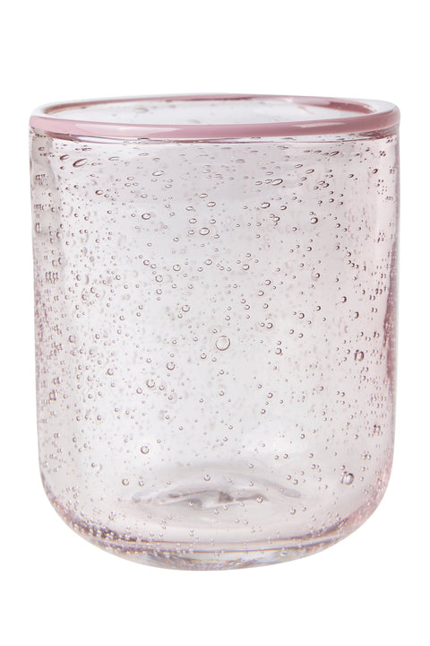 OFF MENU - PINK GLASS WITH LAVENDER RIM