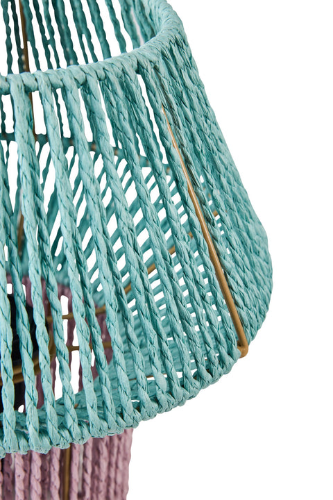JAMAICA - MULTIPURPOSE LAVENDER AND LIGHT BLUE TABLE LAMP
