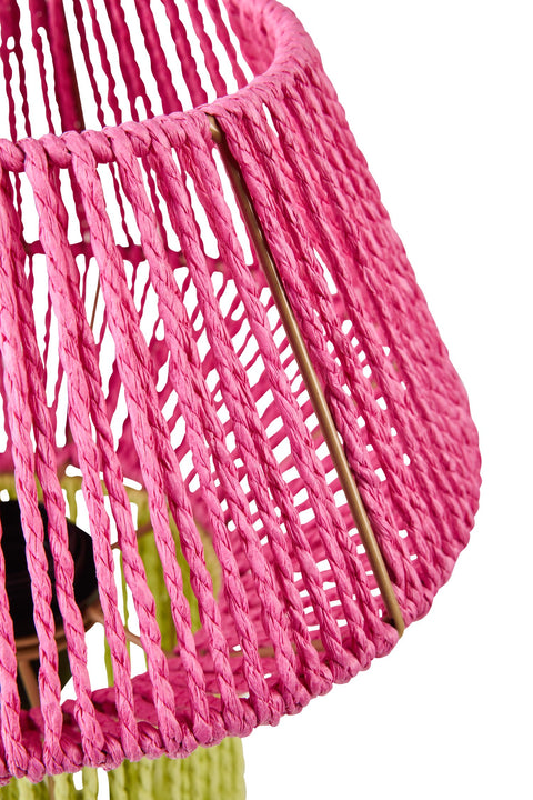 JAMAICA - FUCHSIA AND GREEN MULTIPURPOSE TABLE LAMP