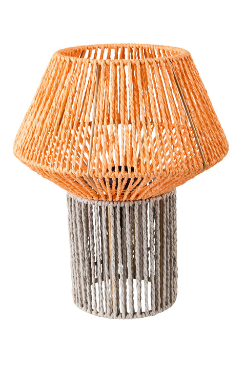 JAMAICA - ORANGE AND DOVE GREY DETACHABLE LAMP