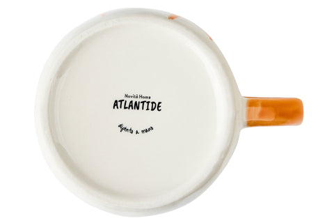 ATLANTIDE - TAZZA DIPINTA A MANO GRANCHIO