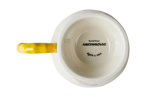 ARCIMBOLDO - MUG DIPINTO A MANO ARANCIA