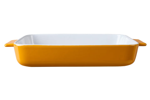 CAROUSEL - SMALL RECTANGULAR BAKING DISH, LEMON YELLOW, 31.5 CM