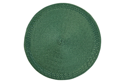 FILET - PLACEMATE TRECCINA CON TRINA SET 1/4 GREEN