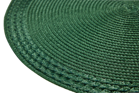 FILET - PLACEMATE TRECCINA CON TRINA SET 1/4 GREEN