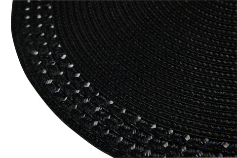 FILET - TRENZA INDIVIDUAL CON ENCAJE 1/4 NEGRO