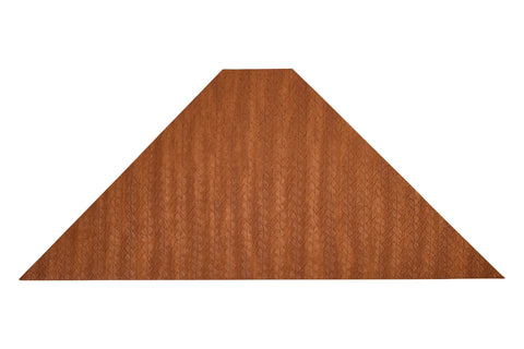 STRAW - PLACEMATE TRAPEZIO SET 1/4 SIMIL PELLE COLOR CUOIO