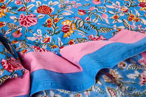 Mezzero de algodón multicolor 270x270cm - GROTTAMARE