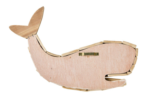 BALENA IN LEGNO DA APPENDERE
