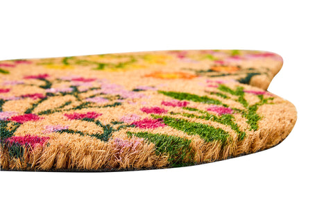 COCO DOOR MAT - ZERBINO SAGOMA FARFALLA CON FIORI