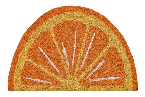 COCO DOOR MAT - ZERBINO SEMICERCHIO FETTA ARANCIA