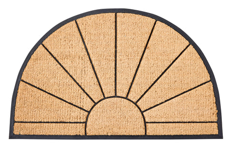 COCO DOOR MAT - ZERBINO SEMICERHIO GRANDE NATURALE E GOMMATO